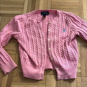 Polo by Ralph Lauren Pink Cable Knit Sweater